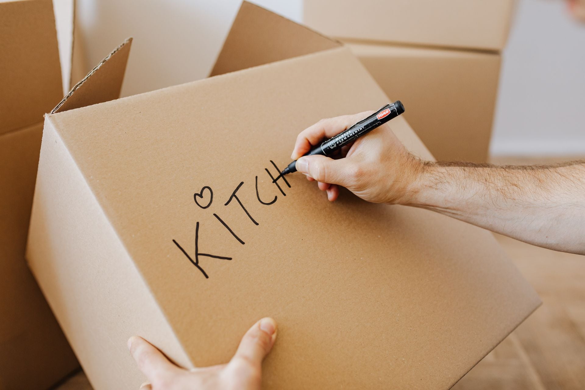 JIT Moving Box For Moving A Kitchen